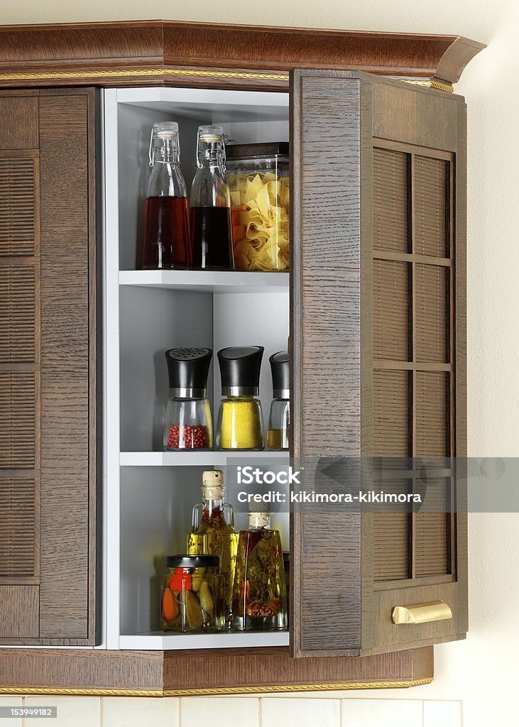 kitchen case with a set of seasonings Spice Stock Photo