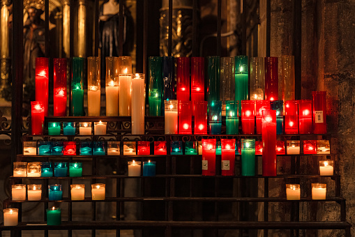 Santa Maria del Pi is a 15th-century Gothic church in Barcelona, Catalonia, Spain. It is situated on the Plaça del Pi, in the Barri Gòtic district of the city.