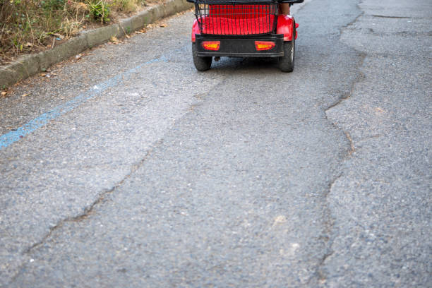 istock Electric motorcycle on road 1539504269