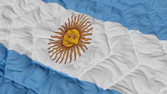 Argentina High Details Wavy Background
