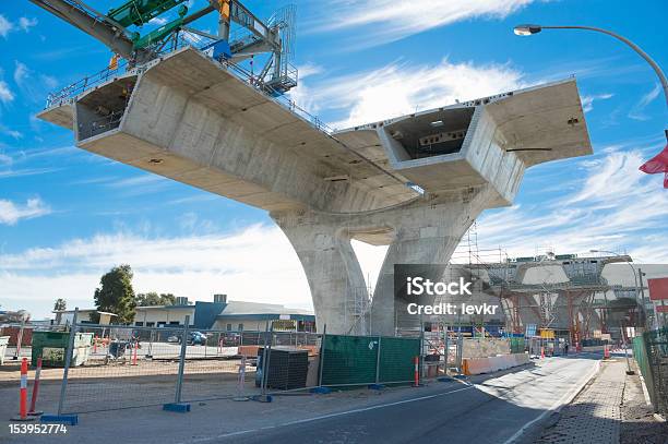 Road Under Reconstruction Stock Photo - Download Image Now - Construction Industry, Bridge - Built Structure, Road