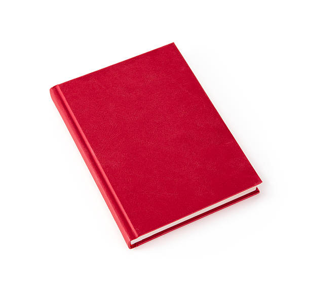 Livro de Capa Dura em branco com espaço para texto - fotografia de stock