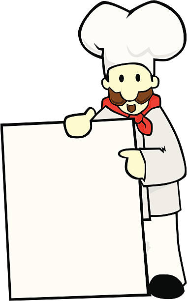 Le Chef Signblank - Illustration vectorielle