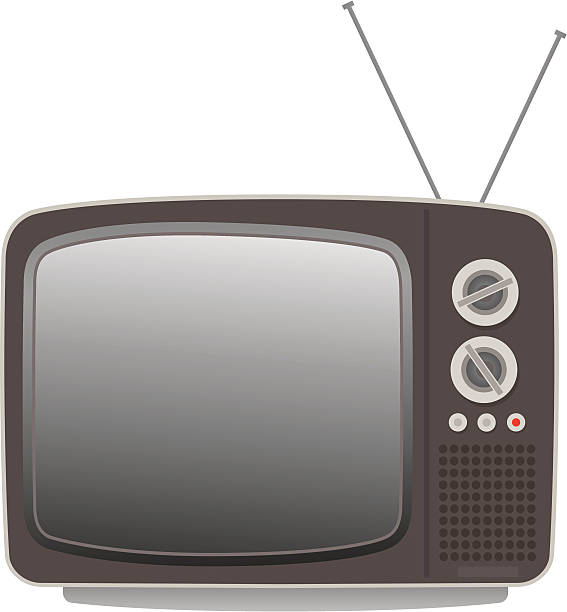 Vintage TV - illustrazione arte vettoriale
