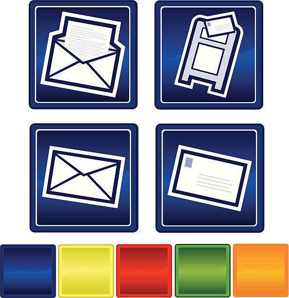 Icône Services postaux - Illustration vectorielle