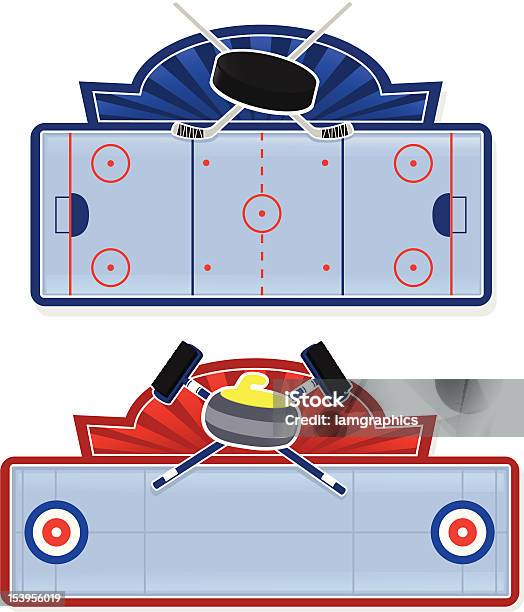 Winter Sports Signs Stock Illustration - Download Image Now - Curling - Sport, Sport, Black Color