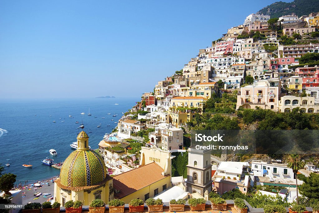 Positano, Włochy - Zbiór zdjęć royalty-free (Praiano)