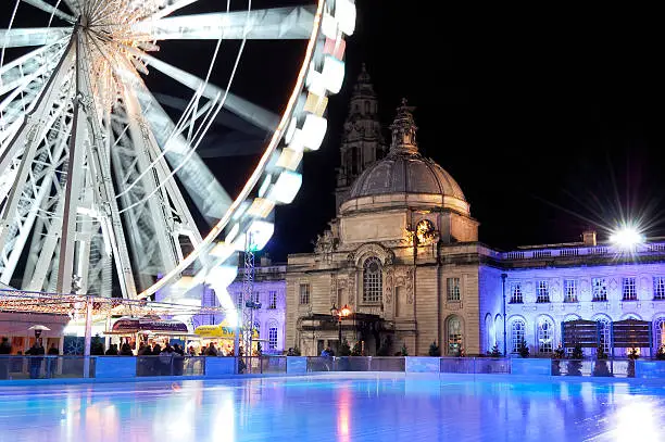 Photo of Empty Icerink, Winterwonderland, Cardiif.