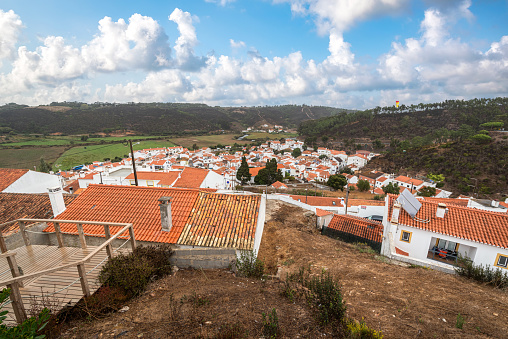 Top view of Odeceixe Village, Vicentine coast, Algarve (Portugal)