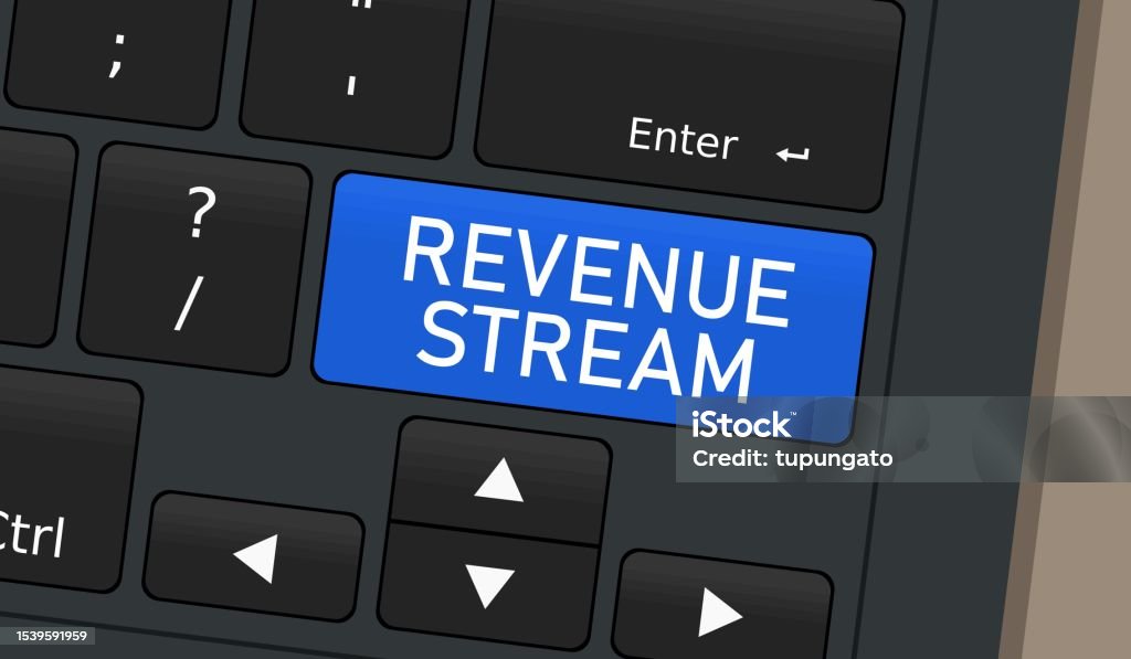 Revenue Stream Vector Revenue Stream Button On Keyboard Stock Illustration - Download Image ...