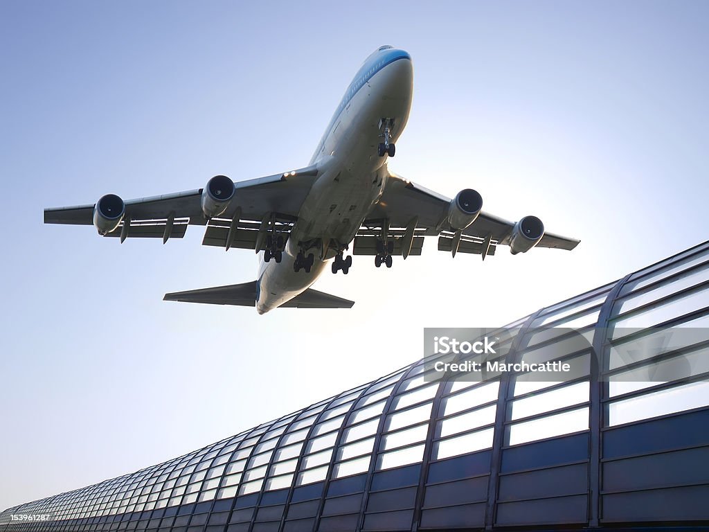Airplane take off Airplane take off in airport Airplane Stock Photo