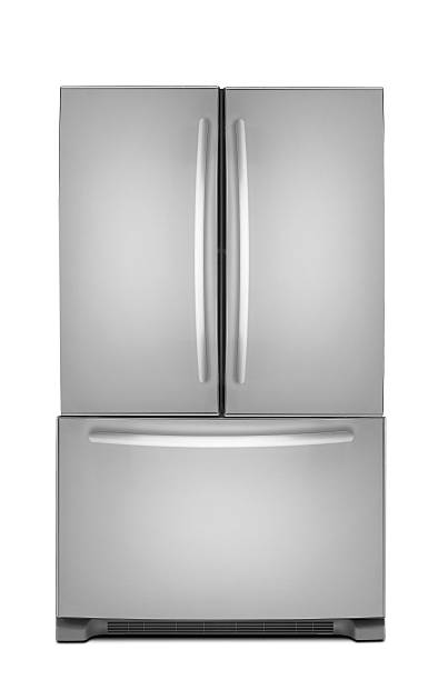 istock clipping path of the double door freezer 153961911