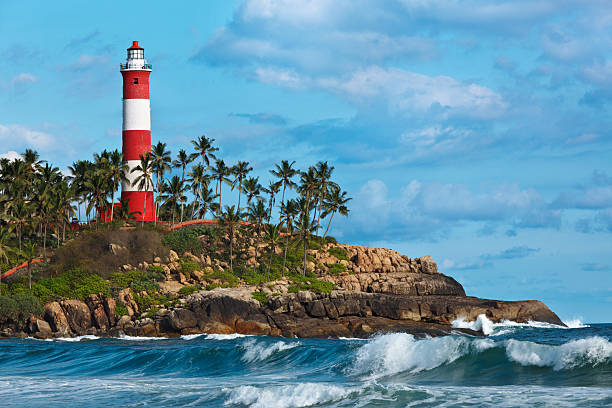 istock Lighthouse in Kovalam (Vizhinjam) . Kerala, India 153962587