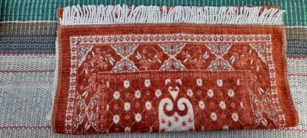 istock Praying mat rug or sajdah or sejadah 1539626309