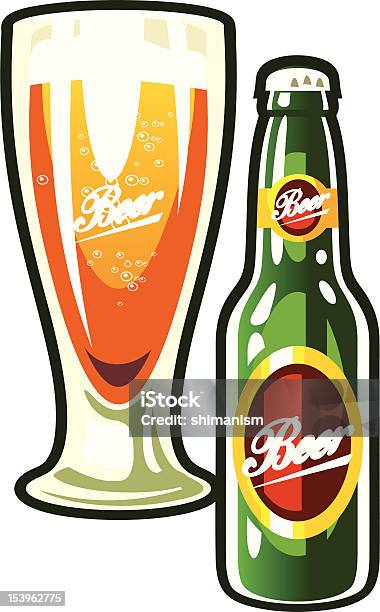Пиво — стоковая векторная графика и другие изображения на тему Пиво - Пиво, Хмель, Алкоголь - напиток
