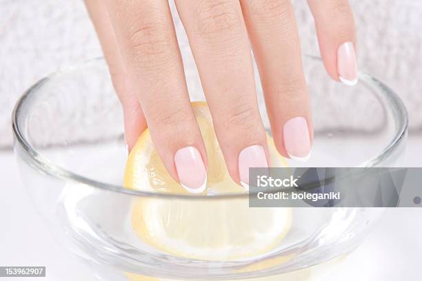 Nail Stock Photo - Download Image Now - Fingernail, Lemon - Fruit, Beauty