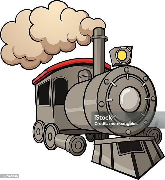 Cartoon Train Stock Illustration - Download Image Now - Smoke - Physical  Structure, Train - Vehicle, Steam - iStock