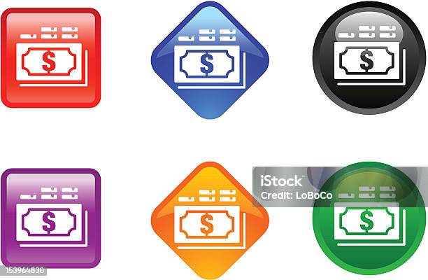 Zee Ikona Seriigotówka Pieniądze - Stockowe grafiki wektorowe i więcej obrazów Banknot - Banknot, Bankowość, Biznes