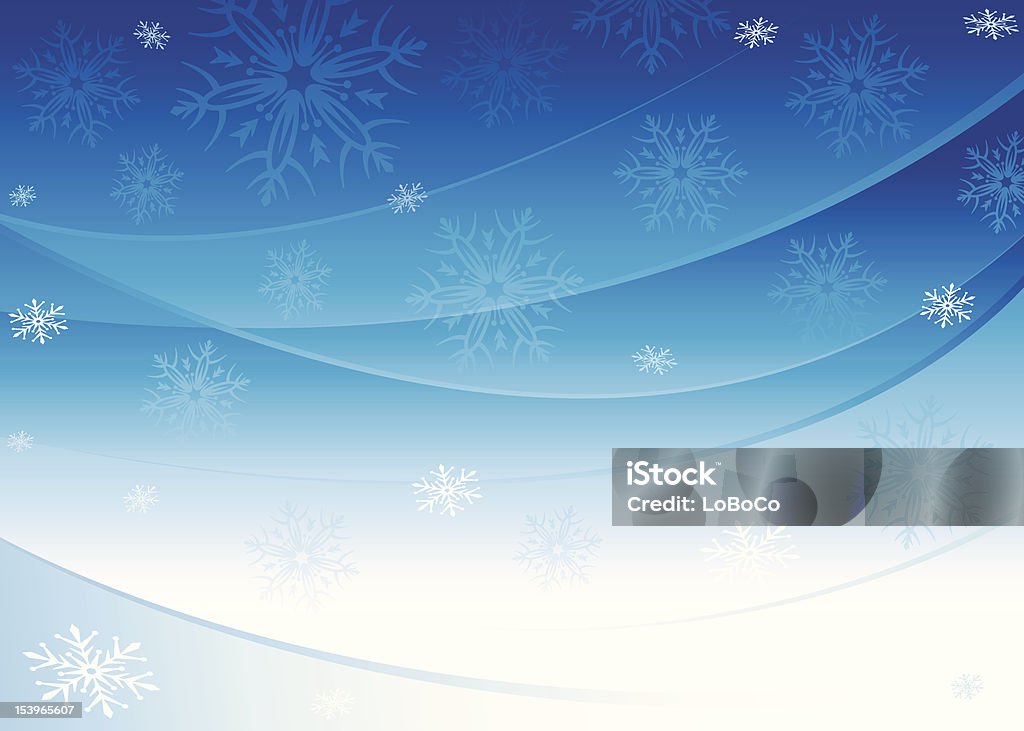 Sfondo di Natale neve Seriers / - arte vettoriale royalty-free di Bianco