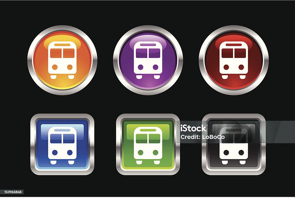 «Vii "icône série/Bus - clipart vectoriel de Apprentissage libre de droits