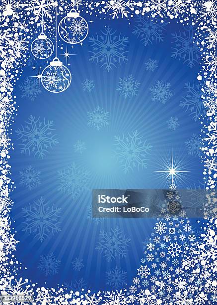 Weihnachten Hintergrund Stock Vektor Art und mehr Bilder von Baum - Baum, Bildhintergrund, Blau
