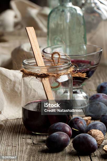 Jam In Jar Stock Photo - Download Image Now - Breakfast, Close-up, Dessert - Sweet Food