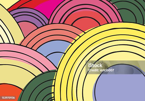 Endlesscircles I - Arte vetorial de stock e mais imagens de 1970-1979 - 1970-1979, Amarelo, Claro