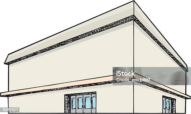 Ilustración de Big Department Tienda y más Vectores Libres de Derechos de Aire libre - Aire libre, Arquitectura exterior, Superalmacén