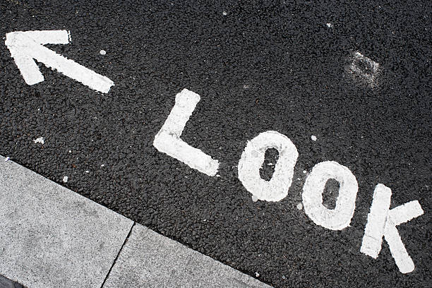 istock Word look on asphalt with arrow 153974611
