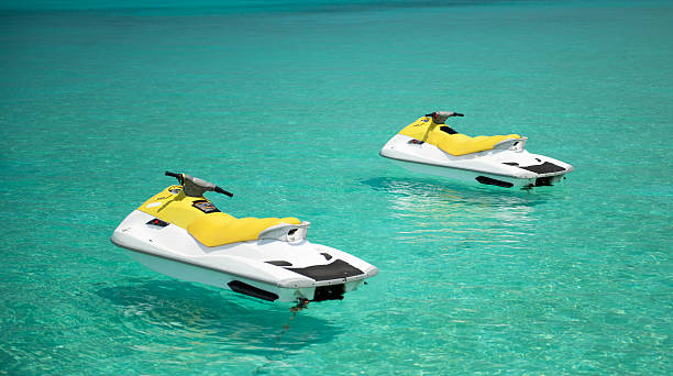 Jet Ski on the indian ocean