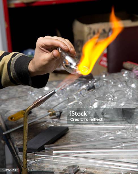 Glass Blower Stock Photo - Download Image Now - Activity, Art, Art And Craft