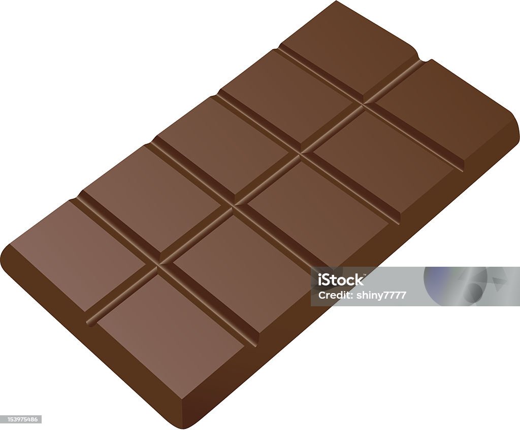 Barra de chocolate - Vetor de Bebida royalty-free