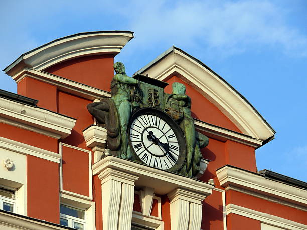 istock Clock in the roof. Sofia, Bulgaria 153975899