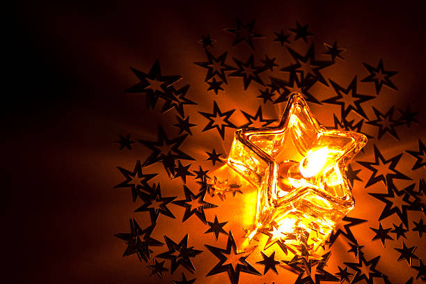 Closeup of lantern decoration for design purpose