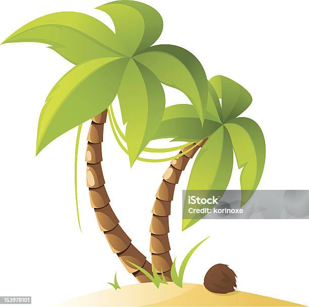 Palm Trees Stock Illustration - Download Image Now - Coconut Palm Tree, Coconut, Palm Tree