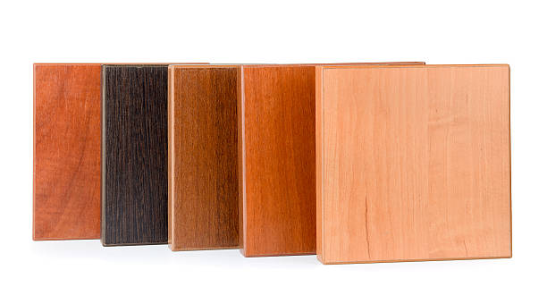 istock Samples of  stained wood 153978186