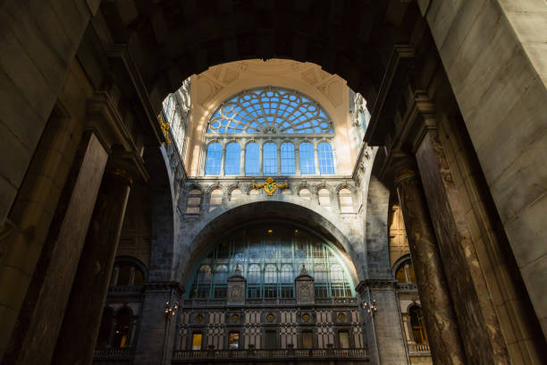istock Interior of Antwerp Central Station, Belgium 1539803239