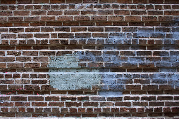 Brick wall grunge background stock photo