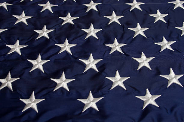 istock American Flag Background with Blue Field And Stars 153981899