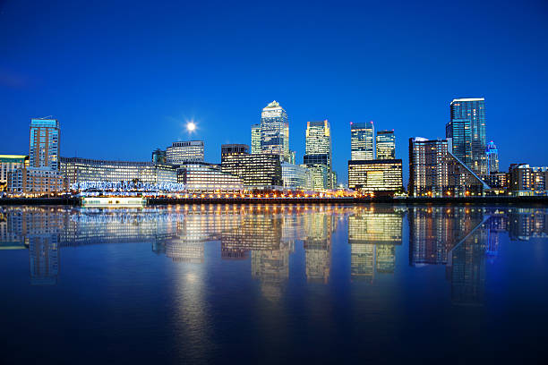 istock London Docklands at night 153983942