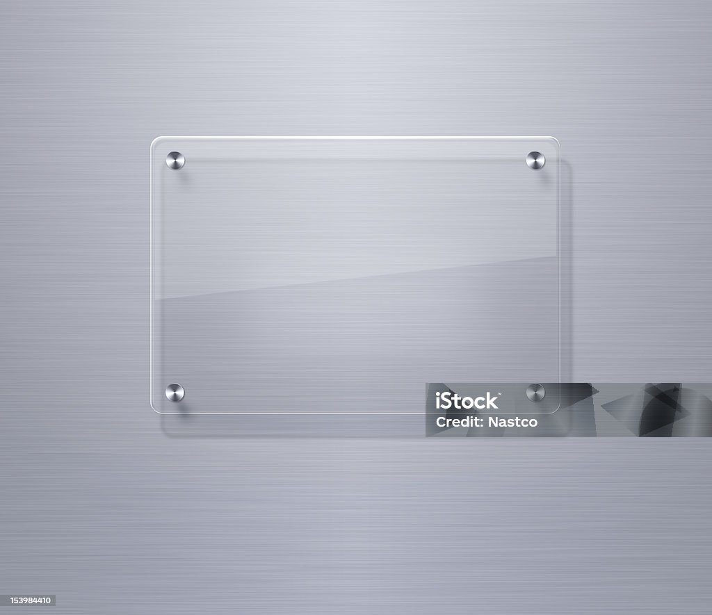 Пустой стеклянной пластинки с местом для копии - Стоковые фото Дощечка с именем роялти-фри