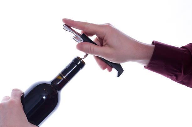 istock Penknife is uncorking a cork 153984909