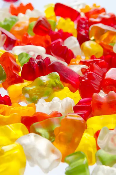Mix of sweet jelly candies