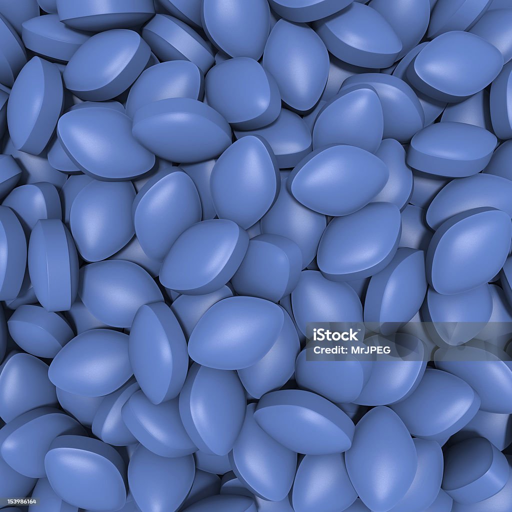 Blue Tablets Stock Photo - Download Image Now - Antibiotic, Blue, Close ...