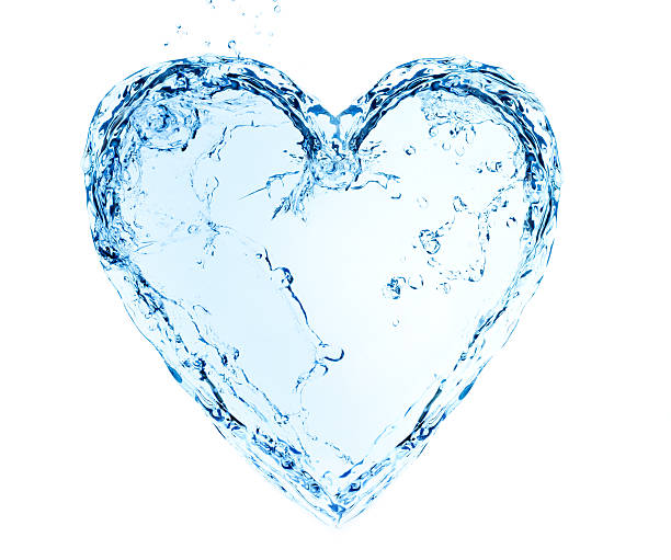istock Heart made of water 153986265