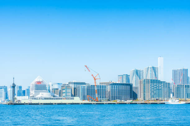 istock Harumi Pier side scenery seen from the seaside park 1539863635