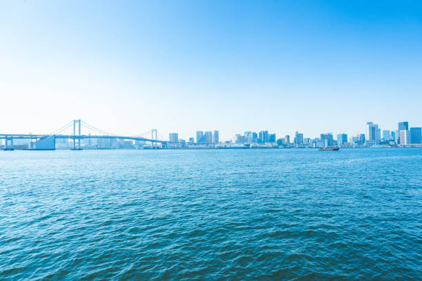 istock Tokyo bay area landscape under the blue sky 1539864247