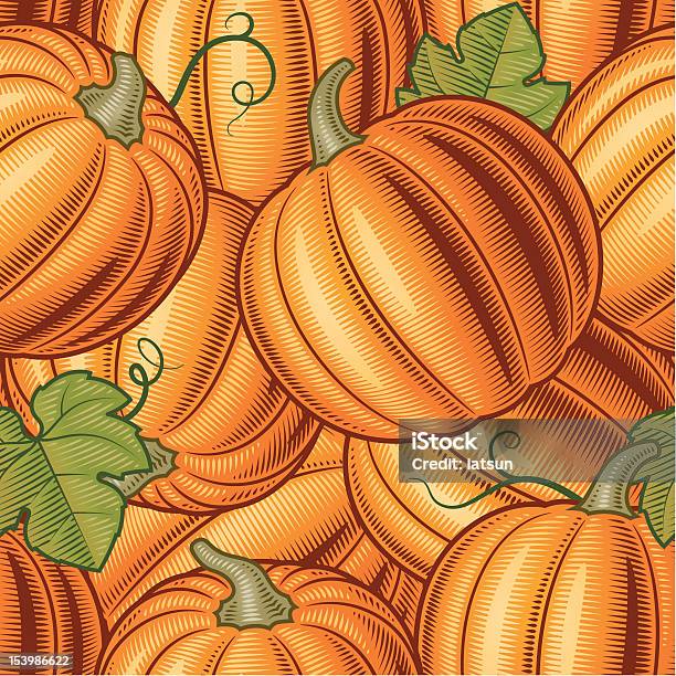 シームレスなかぼちゃの背景 - イラストレーションのベクターアート素材や画像を多数ご用意 - イラストレーション, オレンジ色, オーガニック