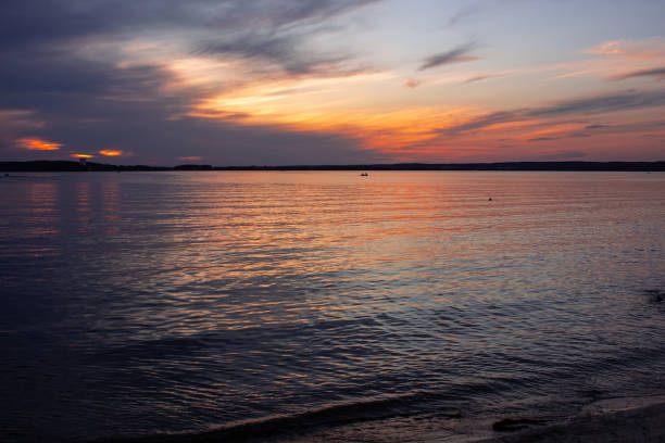 istock Seascape sunset tranquility of nature 1539867885
