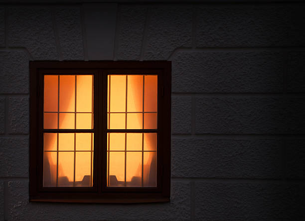 Window with light stock photo